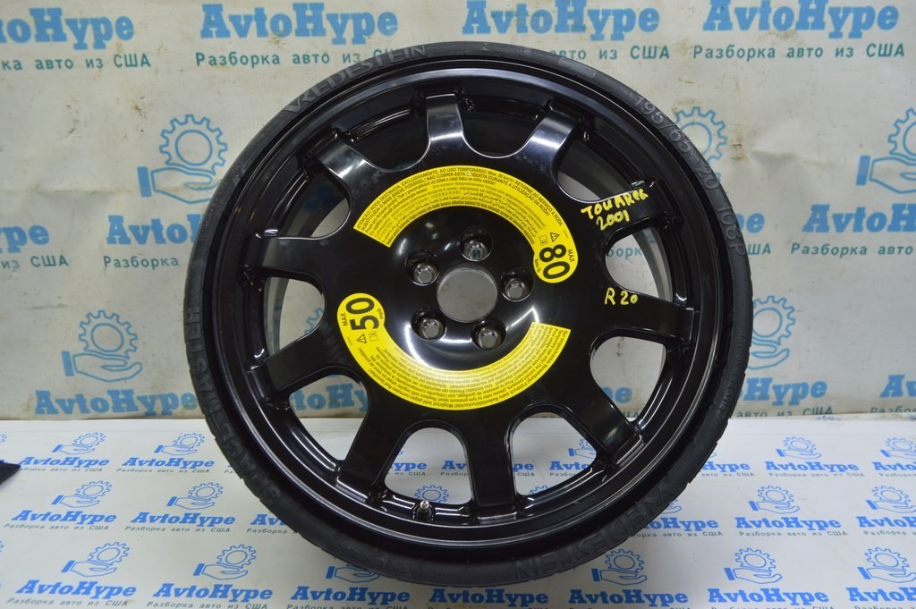Запасное колесо докатка R20х6.5J 195/65 VW Touareg 18-