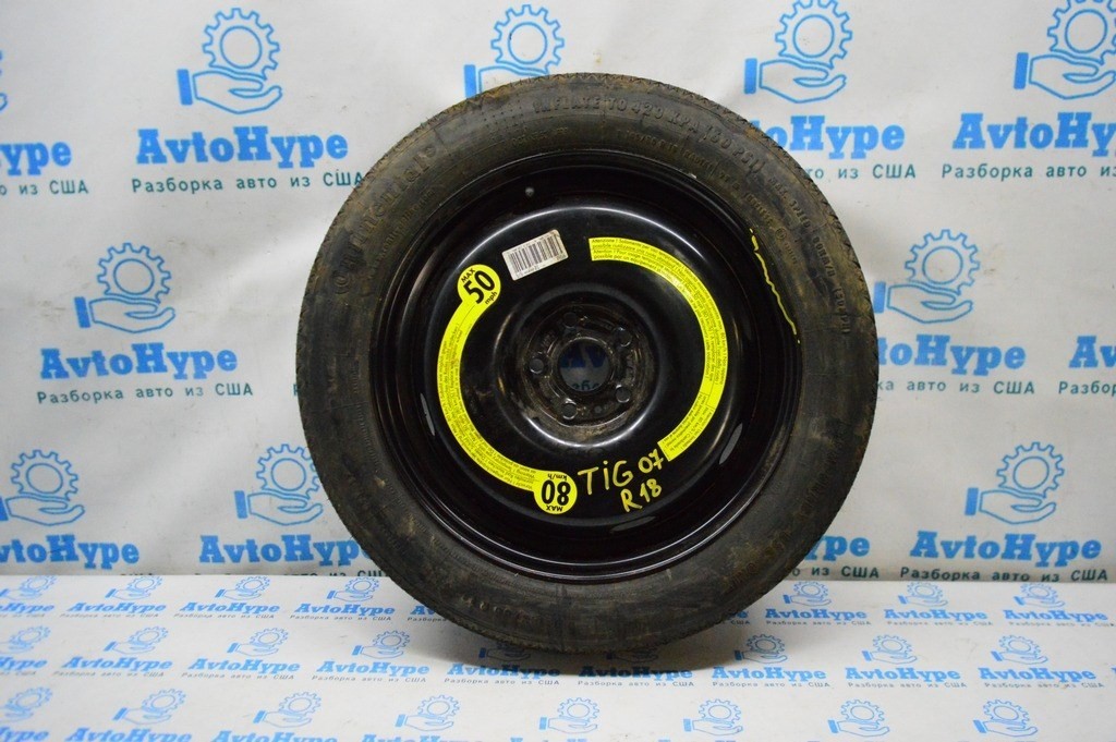 Запасное колесо докатка VW Tiguan 09-17 R18 145/80 (07) немного подогнута