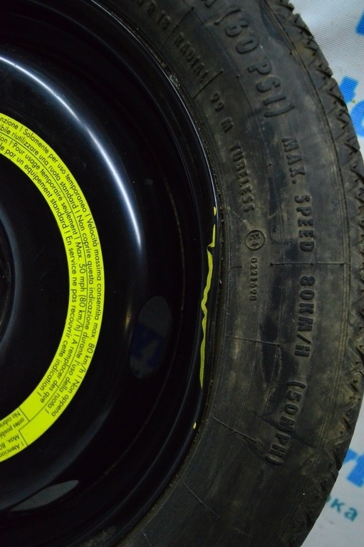 Запасное колесо докатка VW Tiguan 09-17 R18 145/80 (07) немного подогнута — фото 2