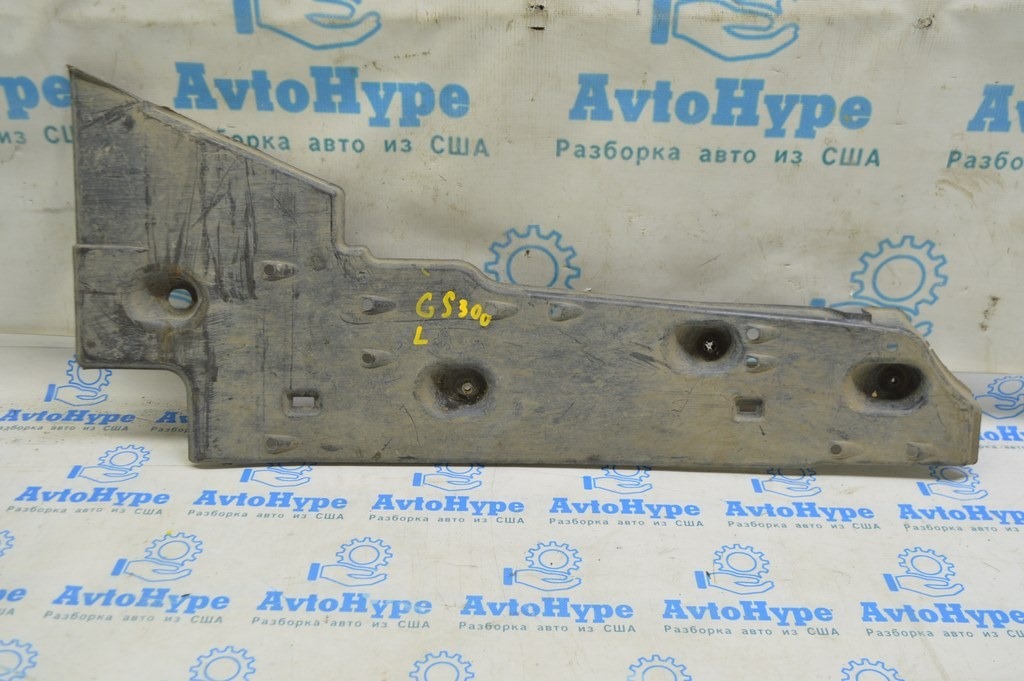 Защита днища короткая левая Lexus GS300 GS350 GS430 06-11 awd