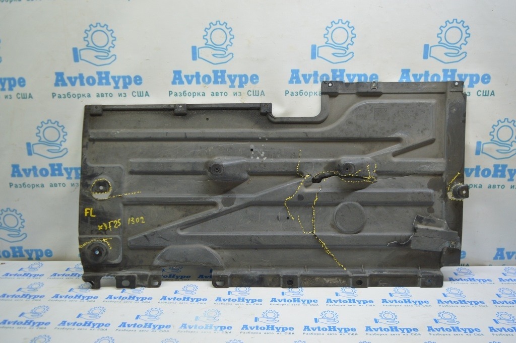 Защита днища перед лев BMW X3 F25 11-17 (02) деф.