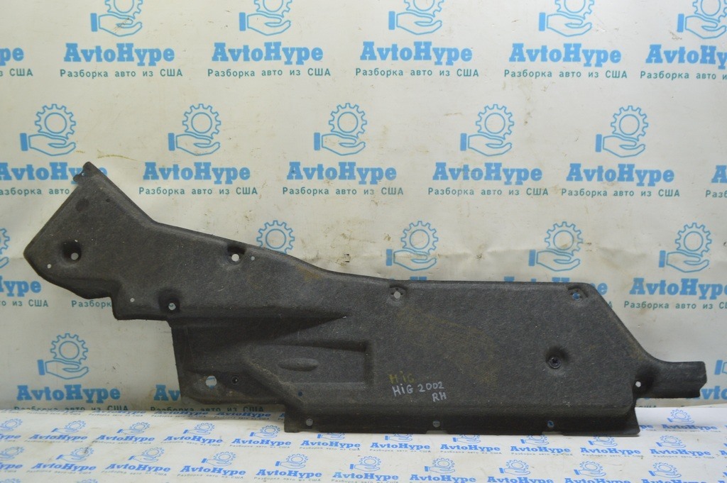 Защита днища правая Toyota Highlander 20-22 3.5