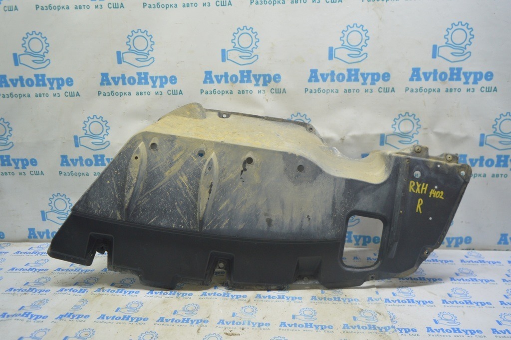 Защита заднего бампера левая Lexus RX350 RX450h 10-15 (02)