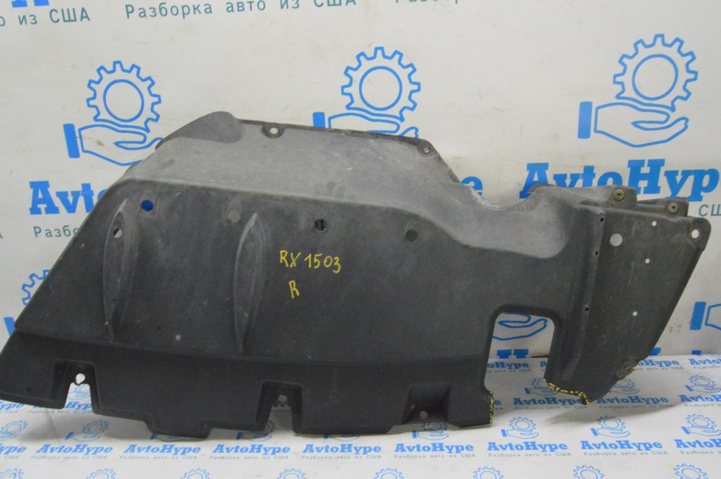 Защита заднего бампера левая Lexus RX350 RX450h 10-15 (03) нет фрагмента