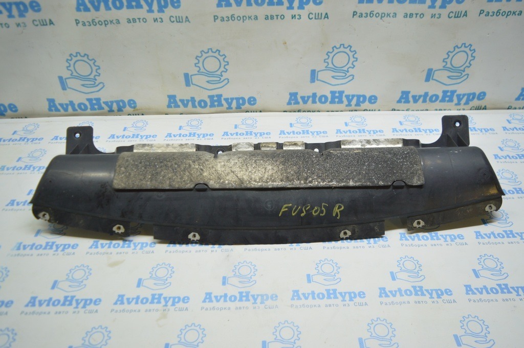 Защита заднего бампера центр Ford Fusion mk5 13-16
