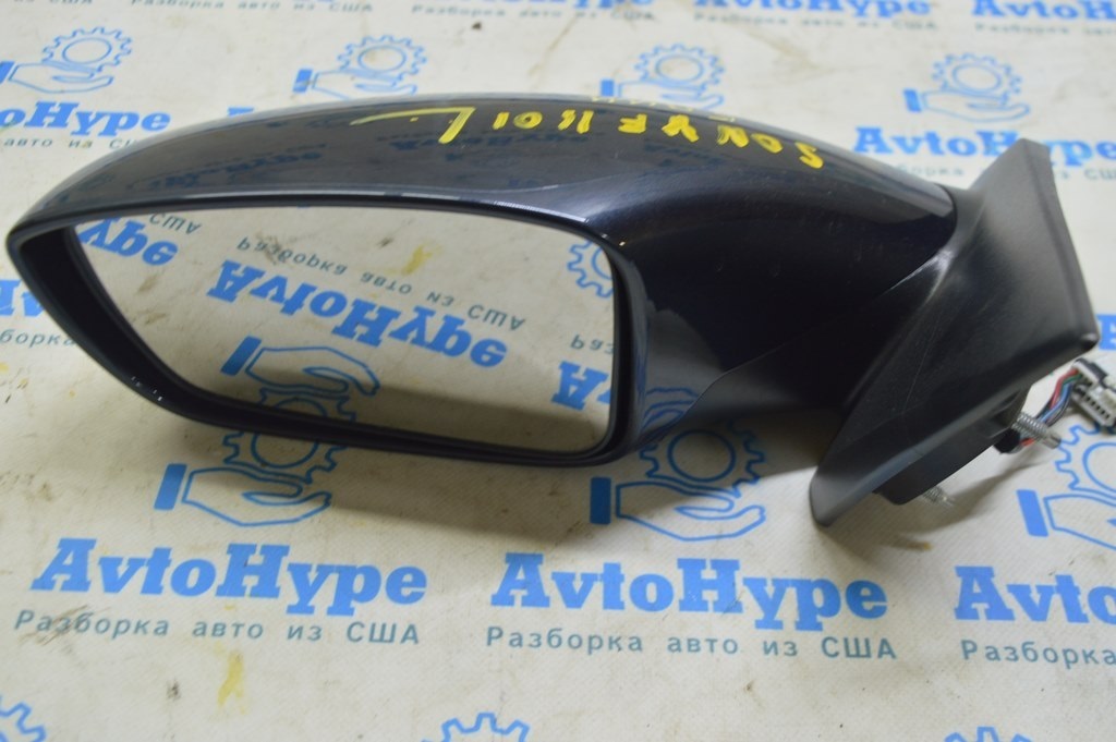Зеркало боковое левое Hyundai Sonata 11-15 5 пинов, (01) цвет T3U — фото 2
