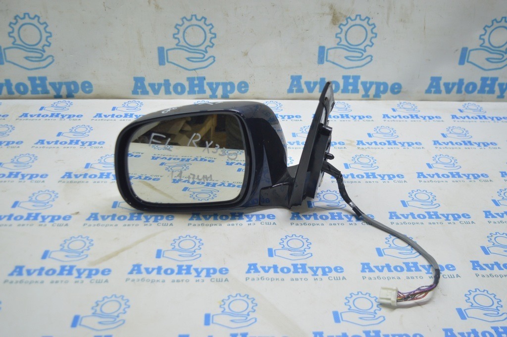 Зеркало боковое левое Lexus RX330 RX350 RX400h 04-09 11 пинов (01)