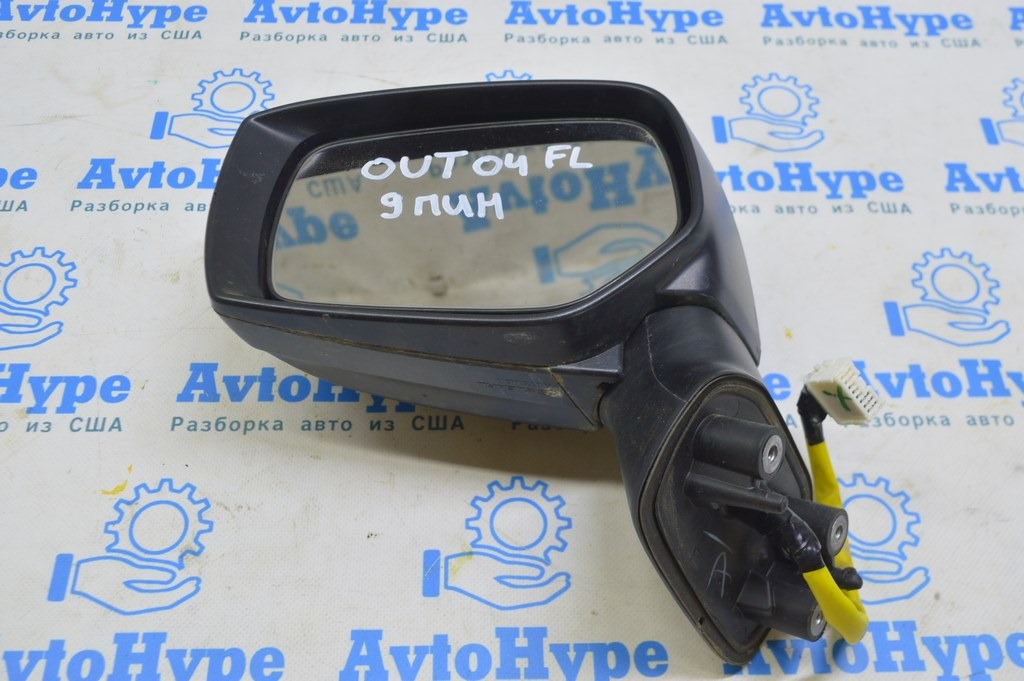 Зеркало боковое левое Subaru Outback 15-19 (04) 9 пинов, подогрев
