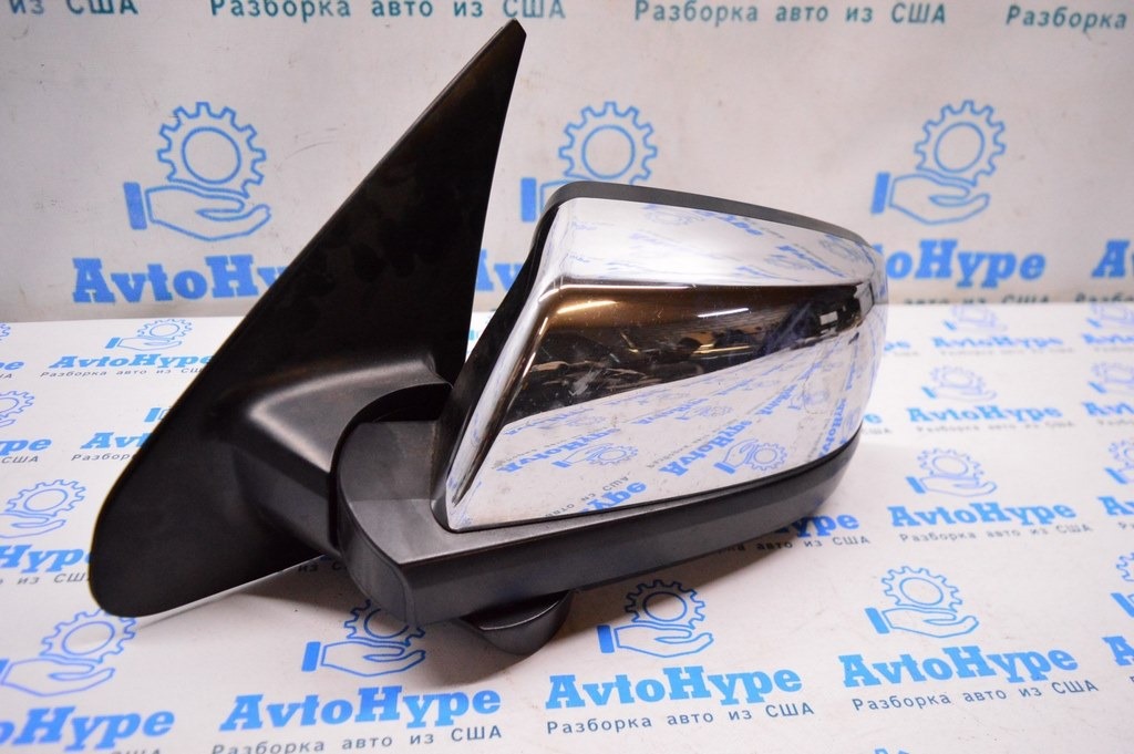 Зеркало боковое левое Toyota Sequoia 2008-2012 11пинов автозат,подогр, хром (01)