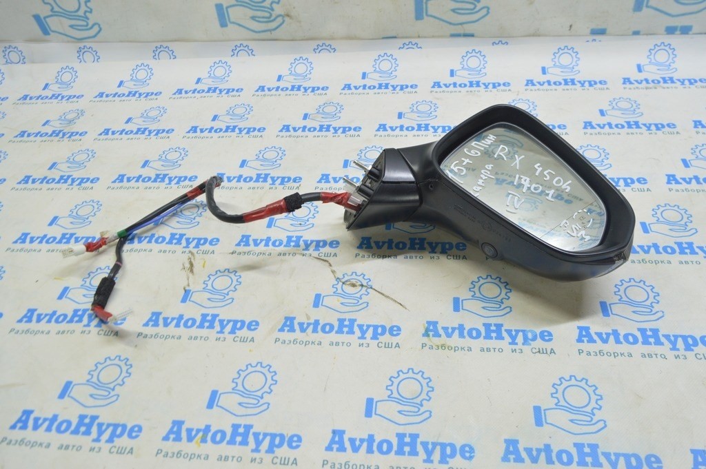 Зеркало боковое прав Lexus RX350 RX450h 16-20 15+6пин,поворотн,автозатемн,подогр,камер BSM(01)