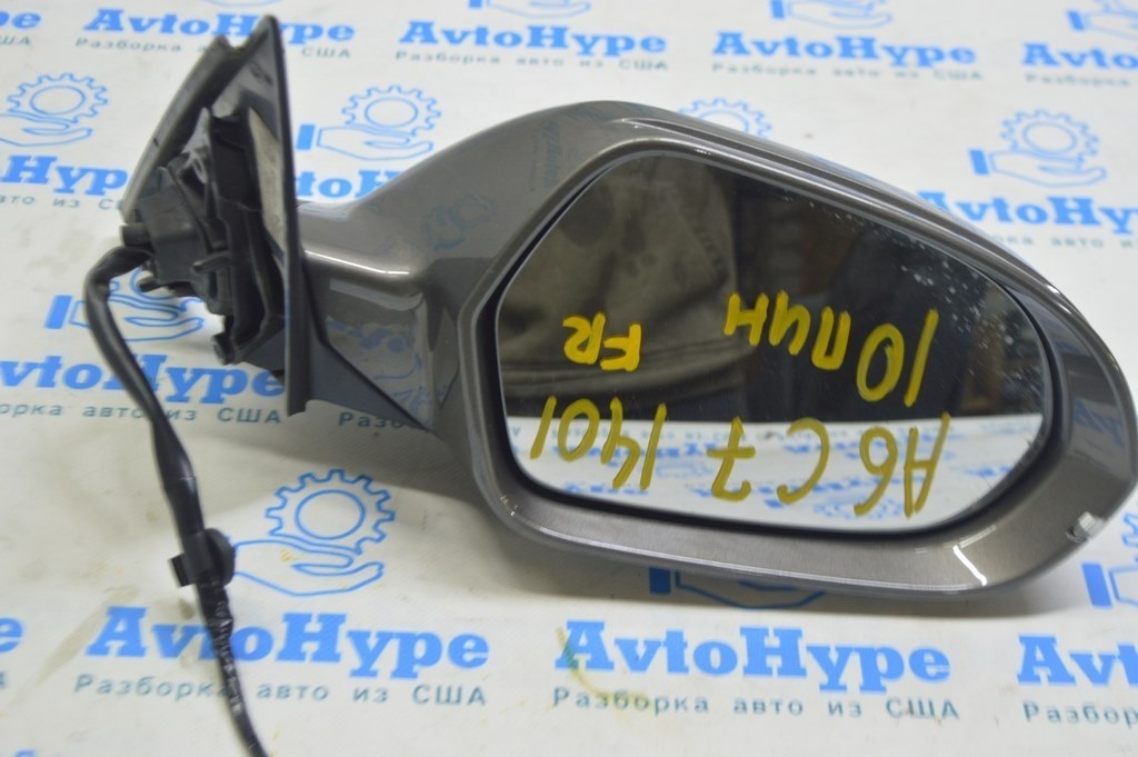 Зеркало боковое правое Audi A6 C7 12-18 10 пинов подогрев (01)