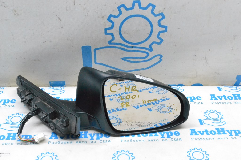 Зеркало боковое правое Toyota C-HR 18-23 BSM, поворотник (01)