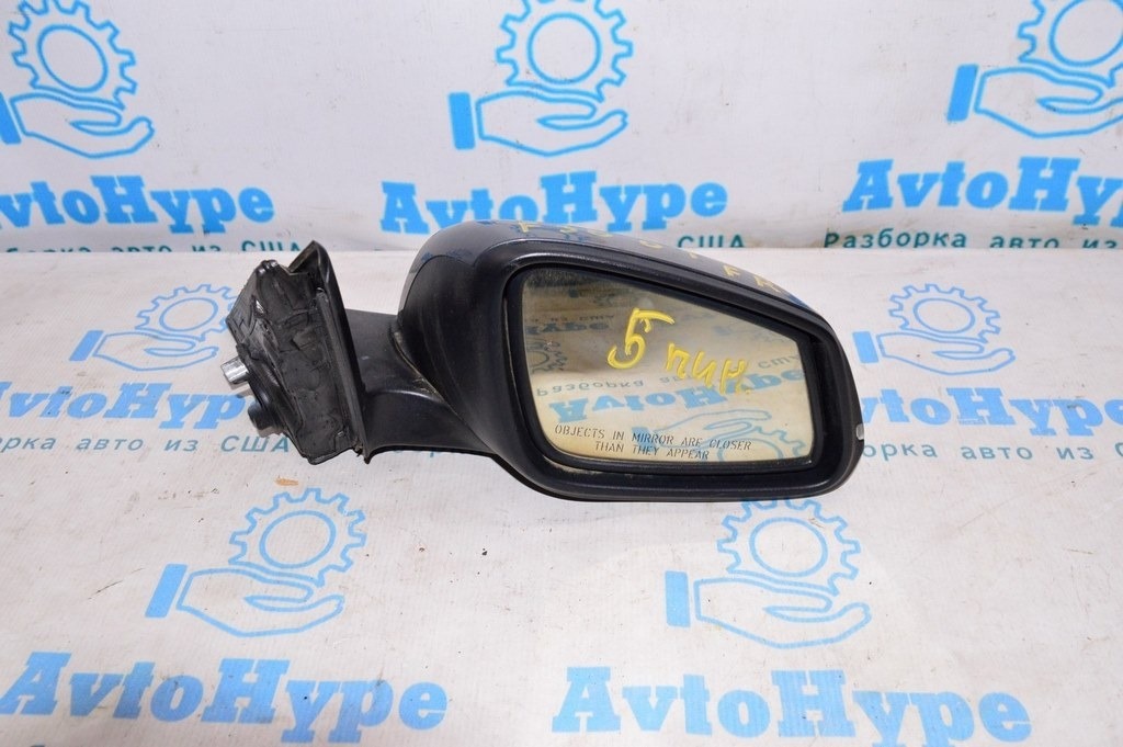 Зеркало боковое правое BMW 3 F30 4d 12-19 usa 5 пинов, поворотн,(01) графитmineral-grau metall