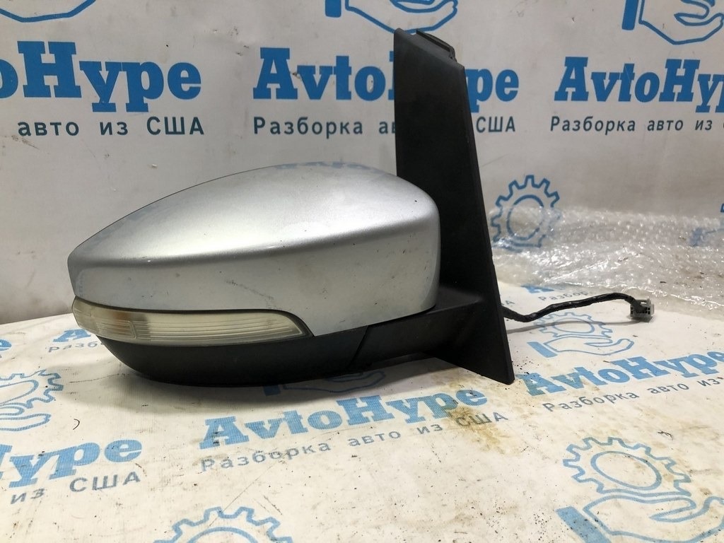 Зеркало боковое правое Ford C-max MK2 13-18 (01) серебро,поворотник — фото 2