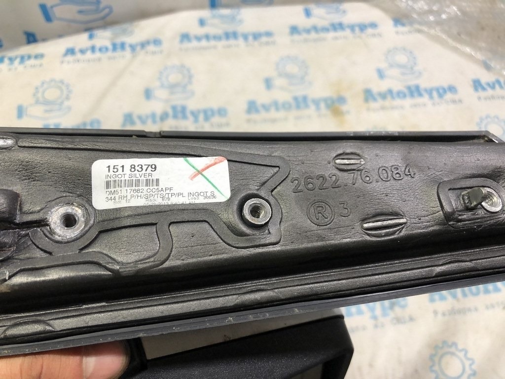 Зеркало боковое правое Ford C-max MK2 13-18 (01) серебро,поворотник — фото 4