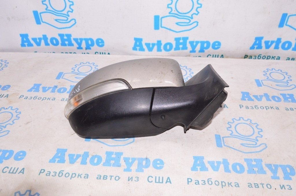 Зеркало боковое правое Ford Focus mk3 11-14 дорест usa с поворотником (03) 7пин серебро — фото 3