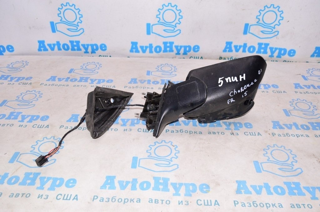 Зеркало боковое правое Jeep Cherokee KL 14-(01) живая шахта 5пин