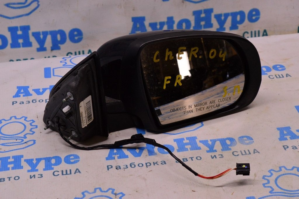 Зеркало боковое правое Jeep Cherokee KL 14- 3 пина (04) черное