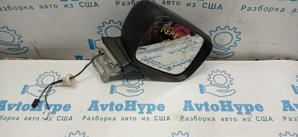 Зеркало боковое правое Jeep Renegade 15- черный мат (03) 735612599