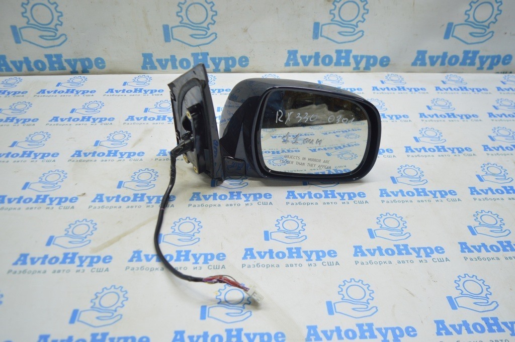 Зеркало боковое правое Lexus RX330 RX350 RX400h 04-09 11 пинов (01)