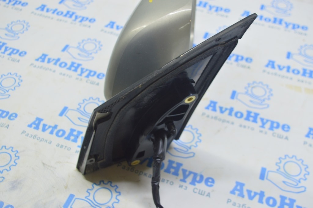 Зеркало боковое правое Lexus RX330 RX350 RX400h 04-09 11 пинов (02) серебро, облезла краска — фото 4