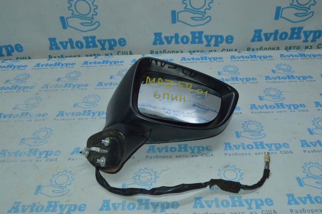 Зеркало боковое правое Mazda 6 13-17 6 пинов, BSM GHP9-69-121H_x000D_
 (01) цвет 41w