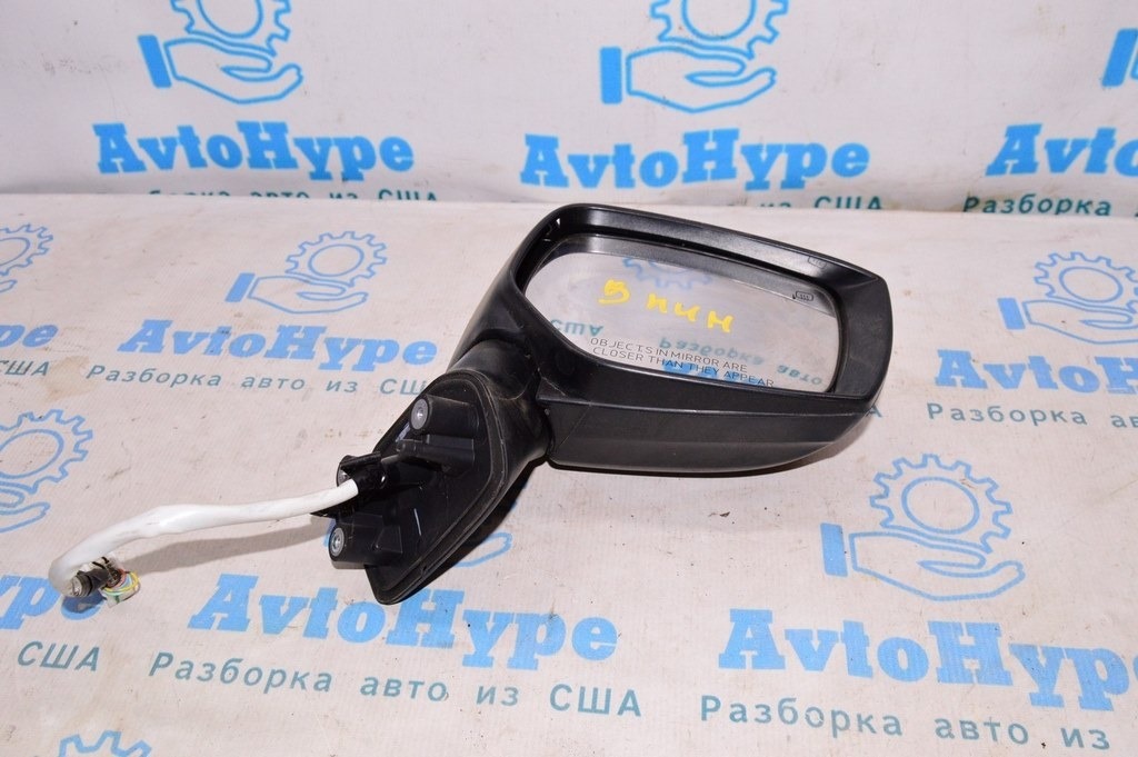 Зеркало боковое правое Subaru Legacy 15-19 с подогревом (01) красное 9пин