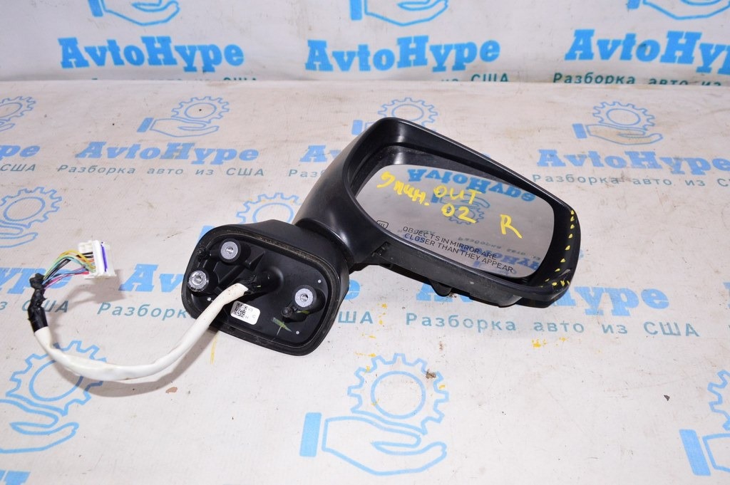 Зеркало боковое правое Subaru Outback 15-19 9 пинов (02) деф. на зч