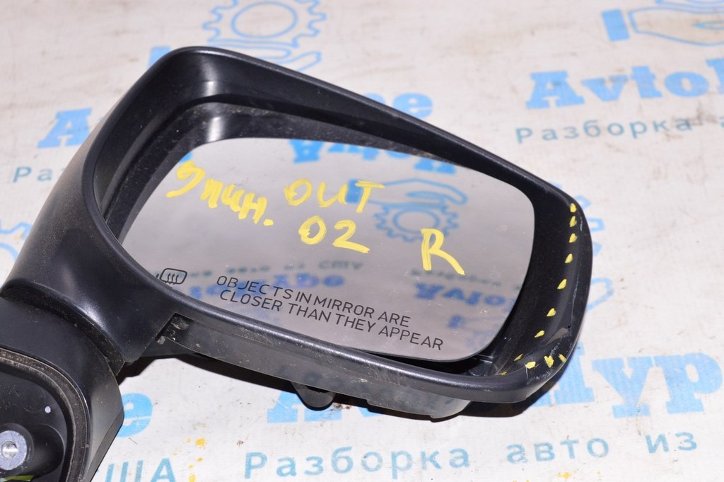 Зеркало боковое правое Subaru Outback 15-19 9 пинов (02) деф. на зч — фото 2