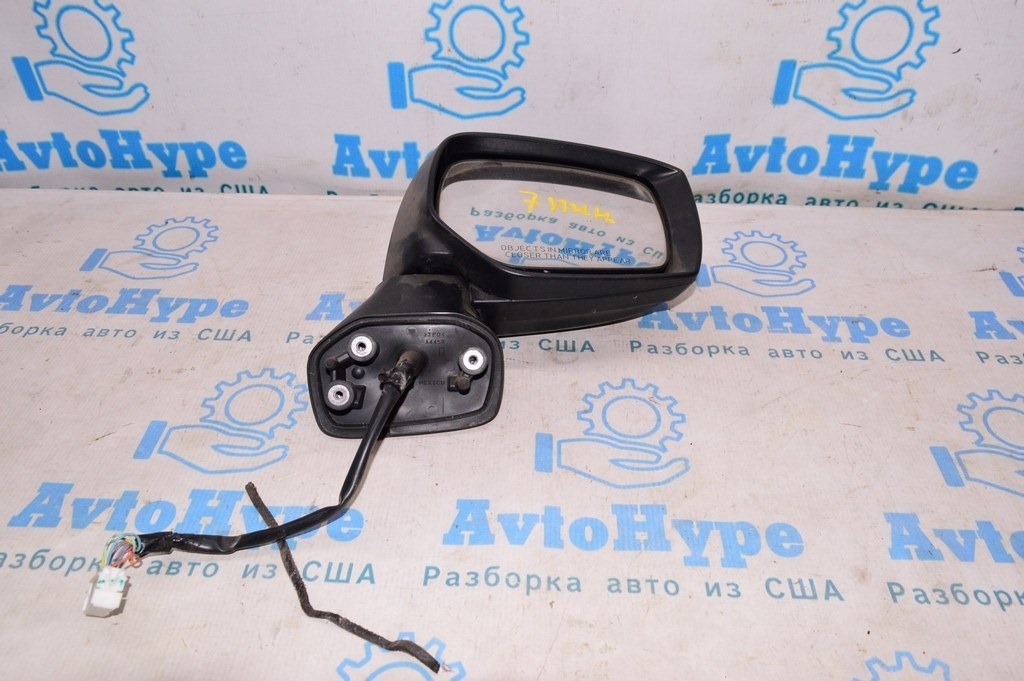 Зеркало боковое правое Subaru Outback 15-19 пустое (01) черн структура 7пин