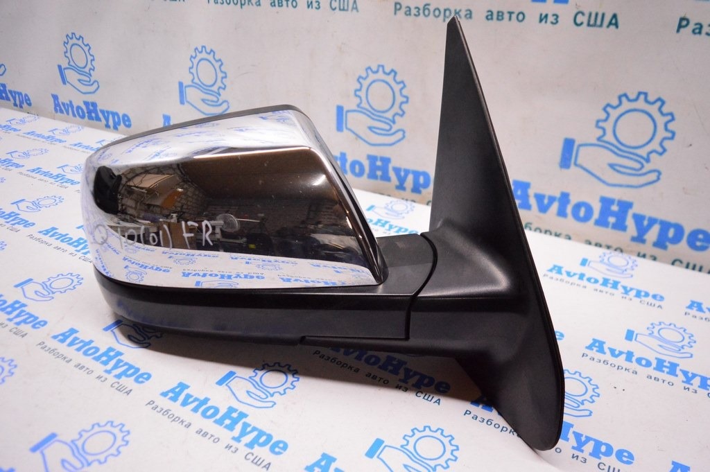 Зеркало боковое правое Toyota Sequoia 08-16 автозататемнение, поворотник, подогрев, хром (01)