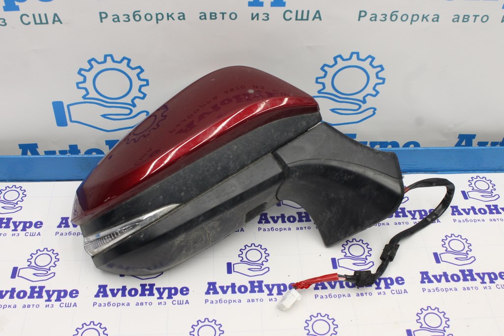 Дзеркало бічне праве у зборі Toyota Venza 21-24 12 пінів, поворотник, підігрів, BSM, підсв. — фото 2