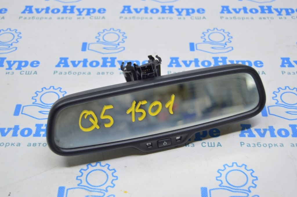 Зеркало внутрисалонное Audi Q5 8R 09-12 черное автозатемнение (01)