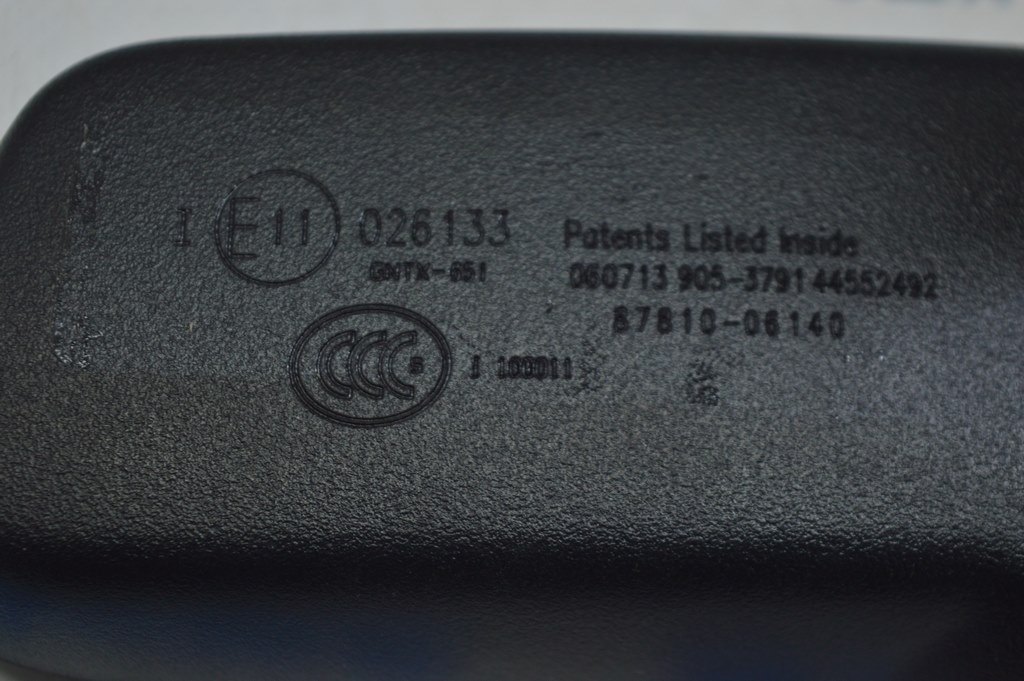 Зеркало внутрисалонное Toyota Camry v50 12-14 usa\euro черн,управление,автозатемн,компас (02) — фото 3