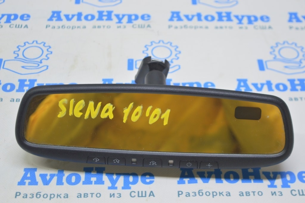 Зеркало внутрисалонное Toyota Sienna 15-17 автозатемнение, Home link, компас (01) Реал М.