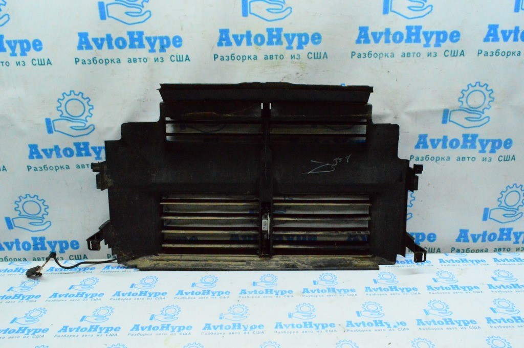Жалюзи дефлектор радиатора в сборе Ford Focus mk3 15-18 2.0 рест (07) BM51-8476-AB — фото 2