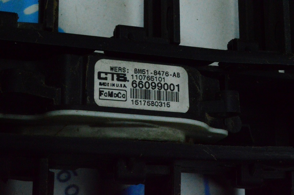 Жалюзи дефлектор радиатора в сборе Ford Focus mk3 15-18 2.0 рест (07) BM51-8476-AB — фото 3