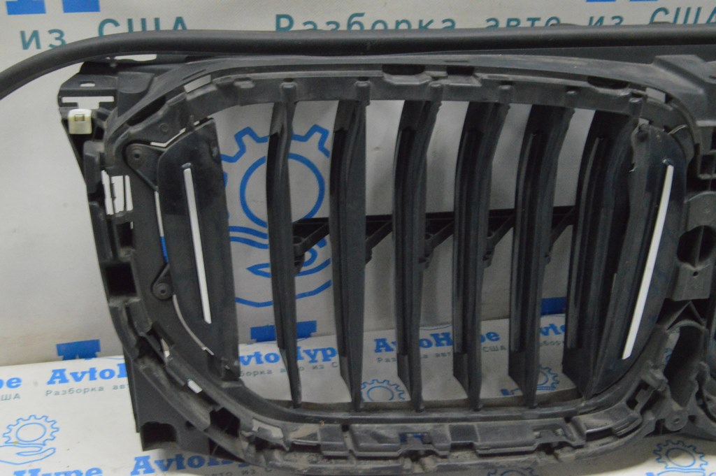 Жалюзи дефлектор радиатора верхний в сборе BMW X5 G05 19-23 3.0T с моторчиком, X-LINE — фото 4