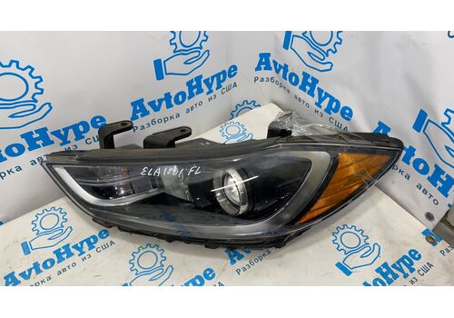 Фара передняя левая HYUNDAI ELANTRA AD 17-18 дорест галоген (01) 1крепл обл.оно есть. 92101-F3000