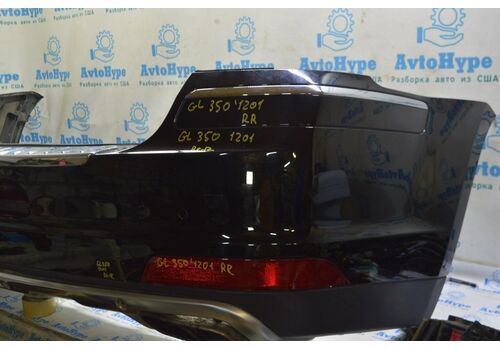 Накладка бампера правая Mercedes X164 GL 10-12 с хромом (01) деф.1 крепления 164-885-18-21