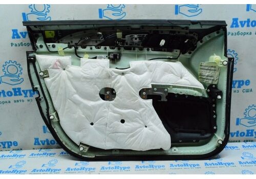 Обшивка двери (карточка) перед прав Lincoln MKZ 13- черн с дерев. вставкой (04) DP5Z-5423942-BL