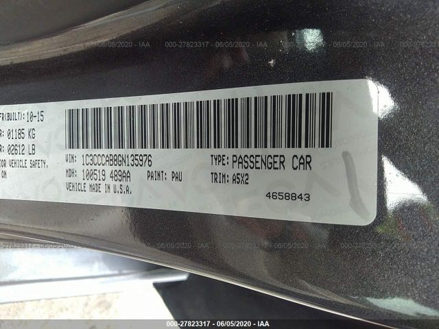 CHRYSLER 200 2016