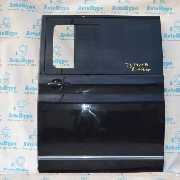 Дверь голая зад лев VW Multivan T5 09-15 (01) черная 7LA843107D