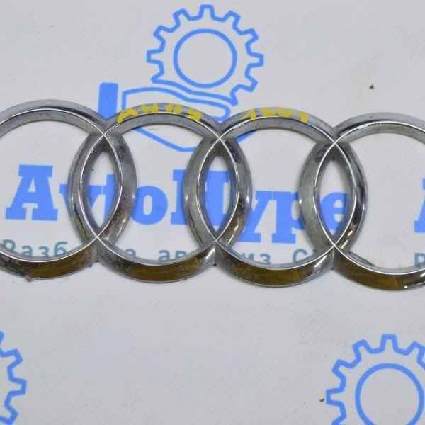 Эмблема значок(кольца) Audi A4 B9 17- хром 8W5-853-742-2ZZ