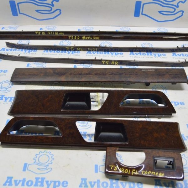 Комплект накладок салона VW Multivan T5 09-15 под дерево (01) 7H5867409B HA1