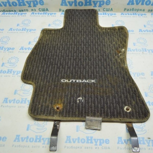 Коврик салона водительский Subaru Outback 15-19 тряпка (04) J505SAL002
