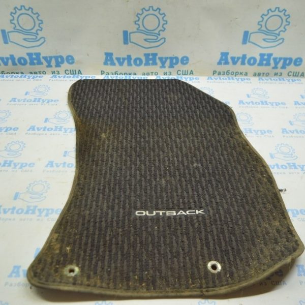 Коврик салона пассажирский Subaru Outback 15-19 тряпка (04) J505SAL002