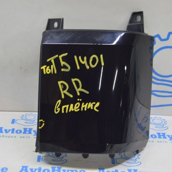 Бампер задний голый верхний правый VW Multivan T6 16-20 (01) в цвет,черный 7E0807322D GRU