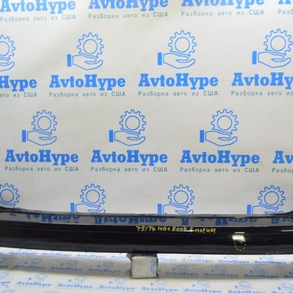 Бампер задний голый нижний VW Multivan T6 16-20 (01) черный, примят 7E5807417C GRU