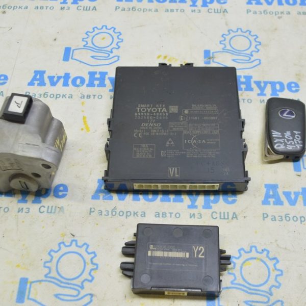 Цепь зажигания в сборе с ключом Lexus RX450h 16-22 3 кнопки (01) 89990-48450 89784-47030 89904-0E170